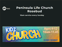 Tablet Screenshot of peninsula-life.com.au